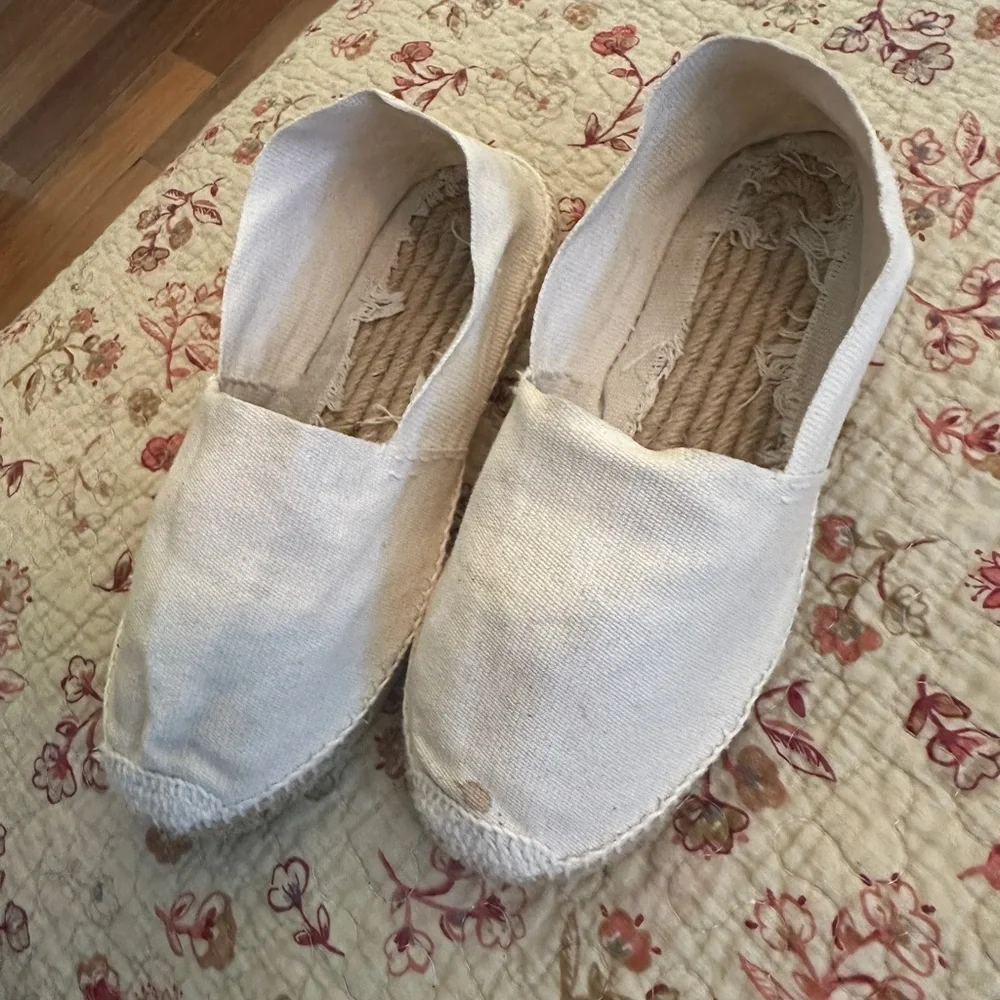 Women's Cream Espadrilles size 38